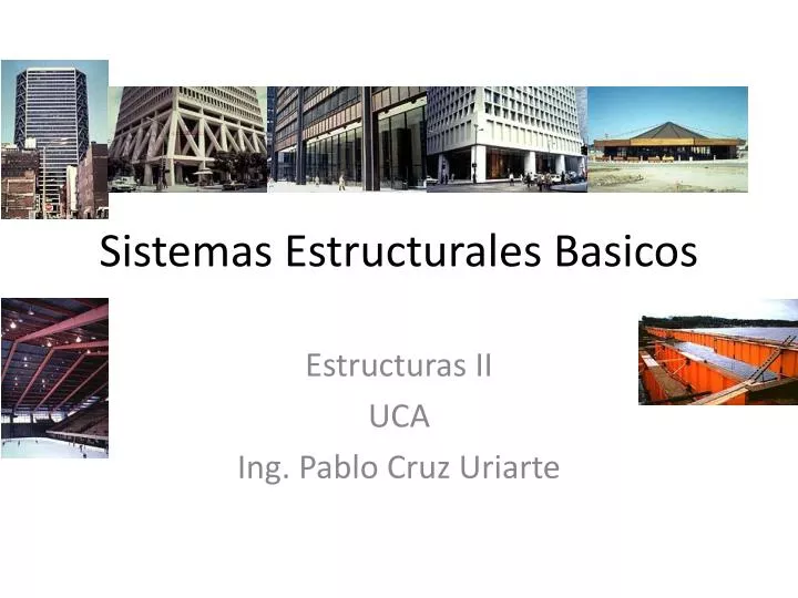 sistemas estructurales basicos