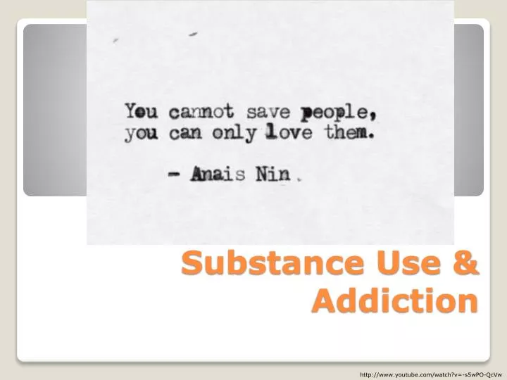 substance use addiction
