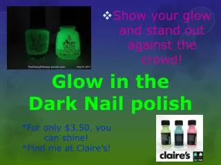 Glow in the Dark Nail polish