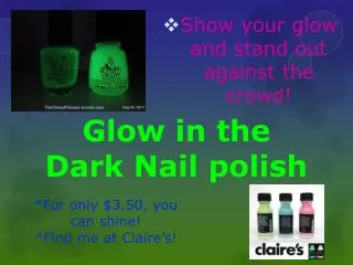 glow in the dark nail polish