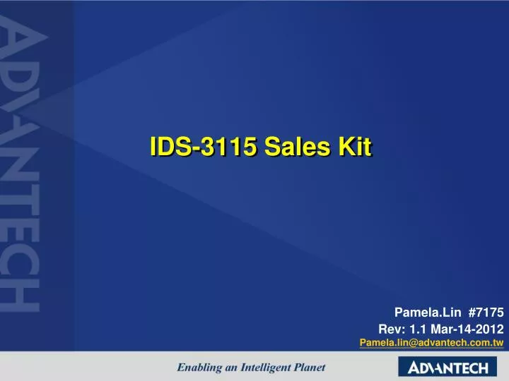 ids 3115 sales kit