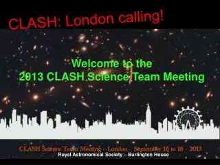 CLASH: London calling!
