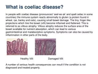 What is coeliac disease?