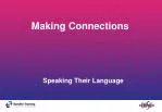 Speaking Their Language - slide 1