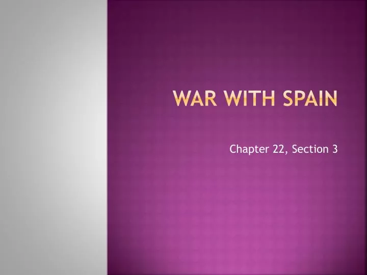war with spain