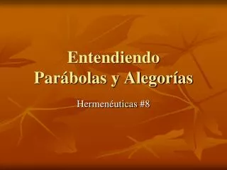 entendiendo par bolas y alegor as
