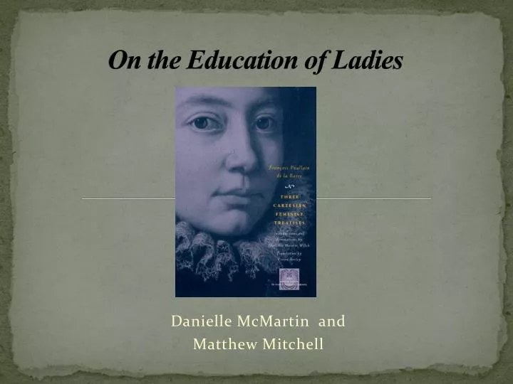 on the education of ladies