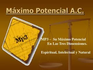 m ximo potencial a c