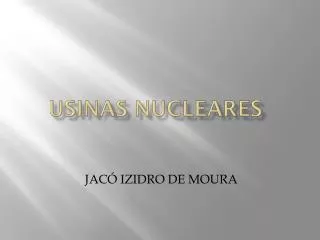 usinas nucleares