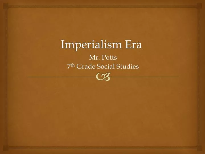 imperialism era