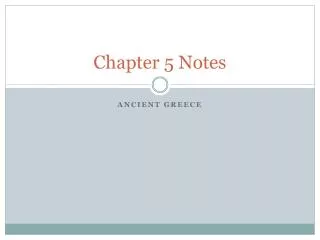 chapter 5 notes