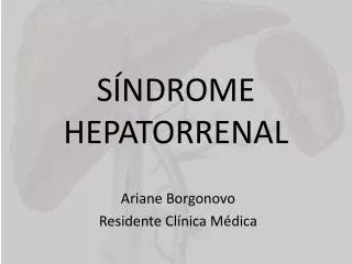 s ndrome hepatorrenal