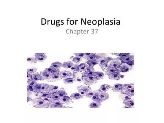Drugs for Neoplasia
