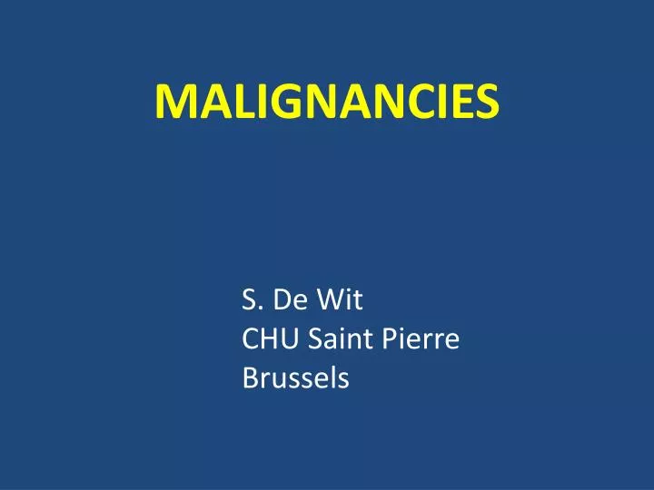 malignancies