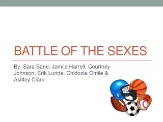 Battle of the sexes