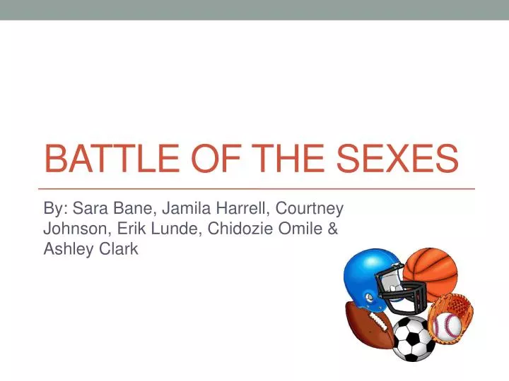 battle of the sexes