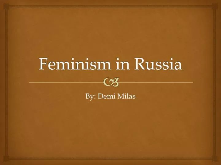 feminism in russia