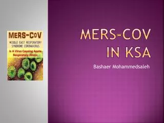 MERS- CoV in KSA