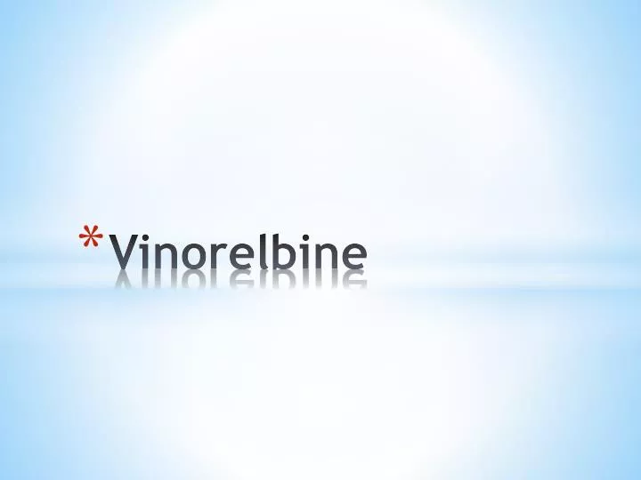 vinorelbine