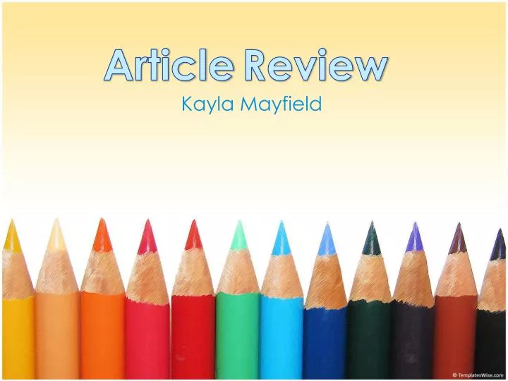 article review