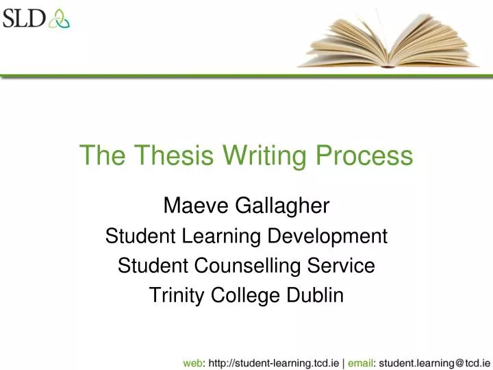 the thesis writing process