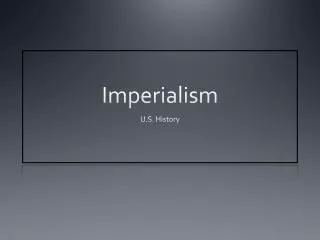 Imperialism