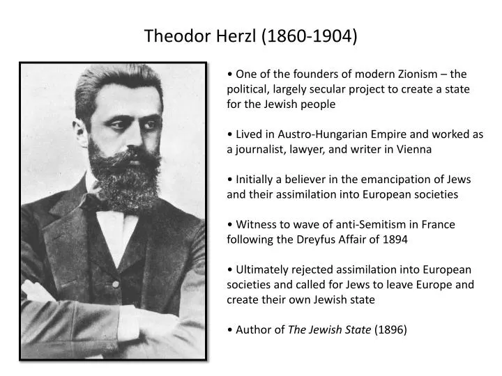 theodor herzl 1860 1904