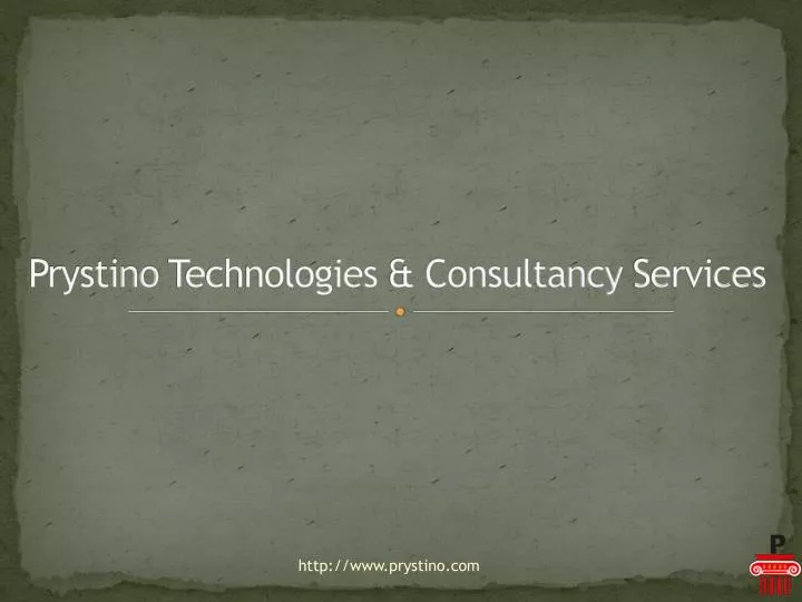 prystino technologies consultancy services