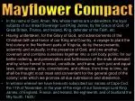 Mayflower Compact - slide 1