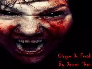 Cirque Du Freak By Darren Shan