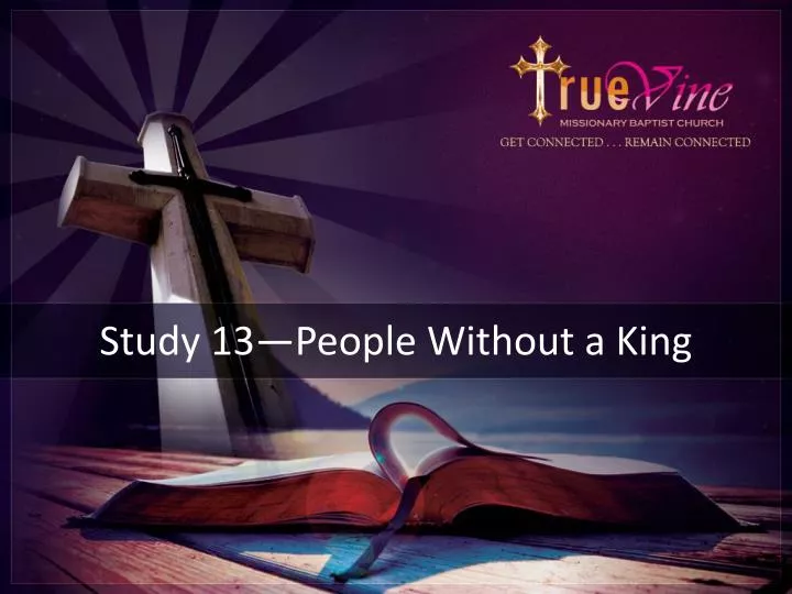 study 13 people without a king