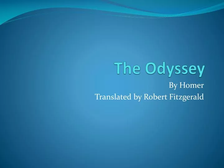 the odyssey