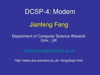 DCSP-4: Modem