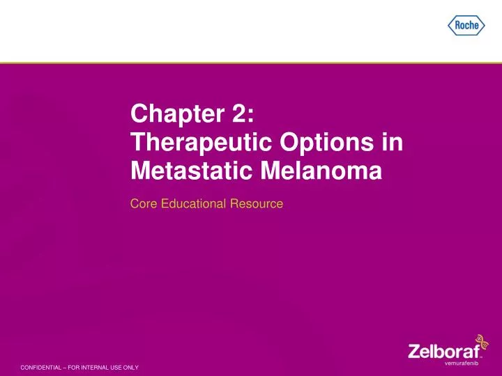 chapter 2 therapeutic options in metastatic melanoma