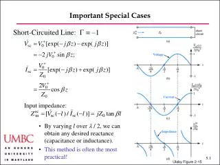 Important Special Cases