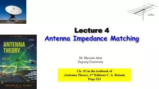 Lecture 4 Antenna Impedance Matching