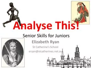 Analyse This! Senior Skills for Juniors