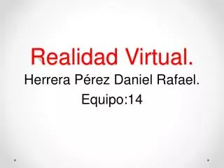 realidad virtual