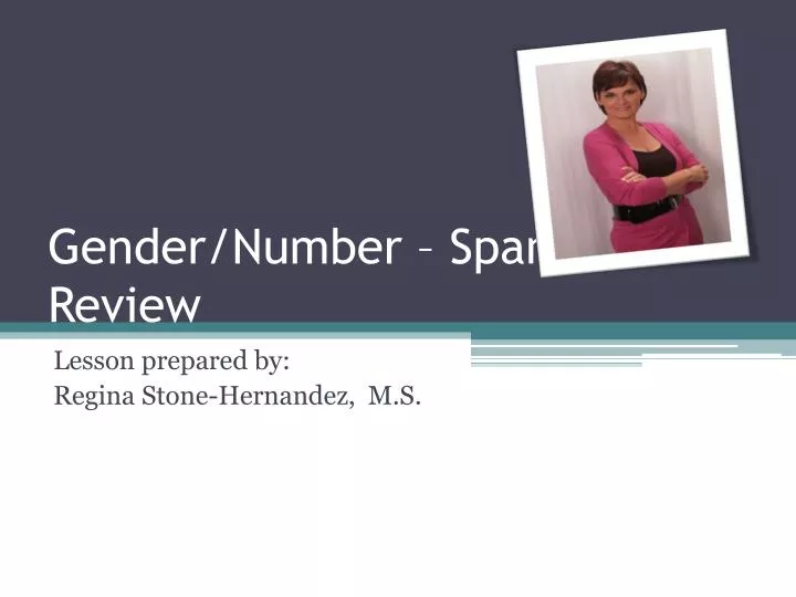 gender number spanish review