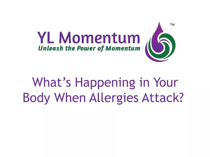 what s happening in your body when allergies attack