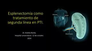 esplenectom a como tratamiento de segunda l nea en pti