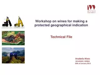 Workshop on wines for making a protected geographical indication