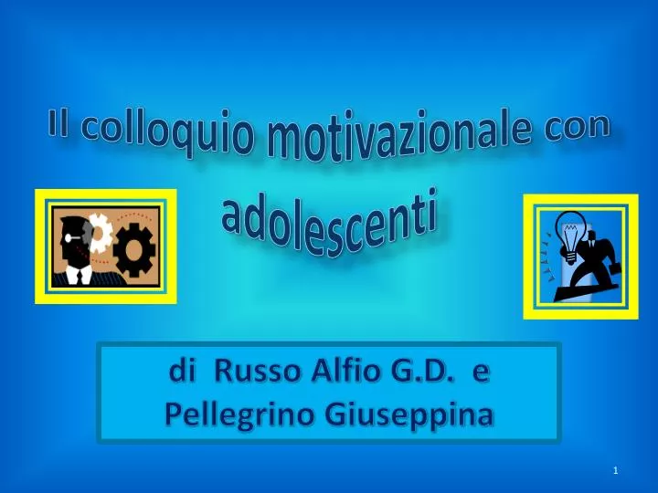 il colloquio motivazionale con adolescenti