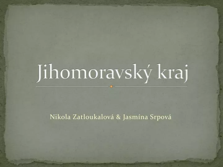 jihomoravsk kraj