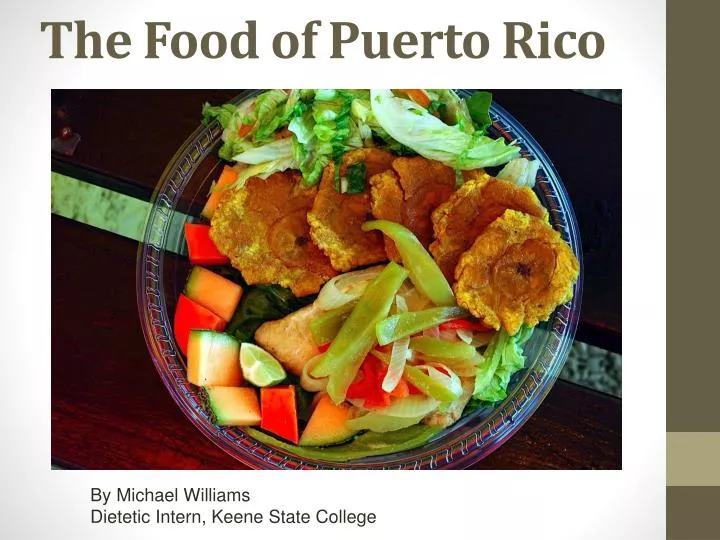 the food of puerto rico