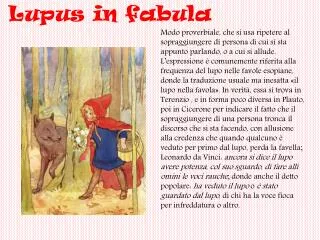 lupus in fabula
