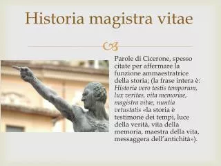 historia magistra vitae