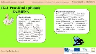 112 1 procvi en a p klady z jmena