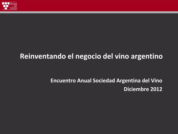 reinventando el negocio del vino argentino