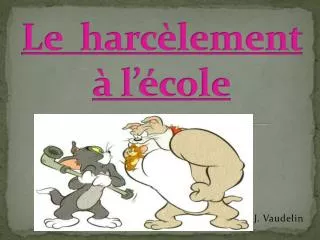 le harc lement l cole